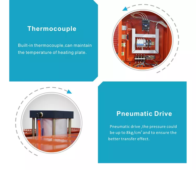 Pneumatic Sublimation Heat Press Transfer Machine Pneumatic Sublimation Heat Press Transfer Machine