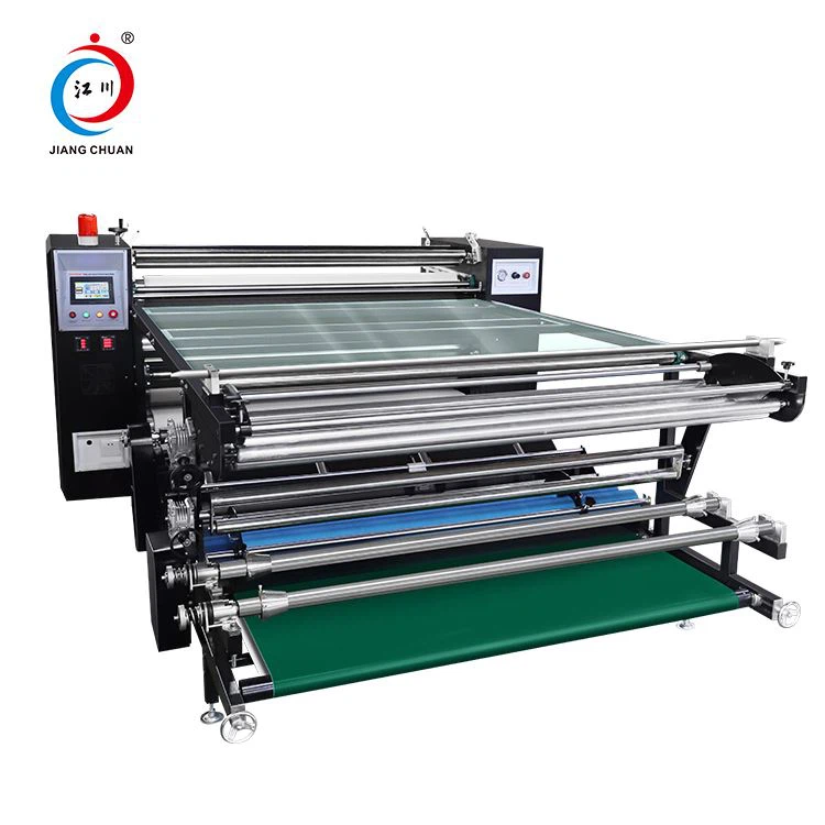 Gwo fòma Rotary sublimasyon chalè transfè enprime machin